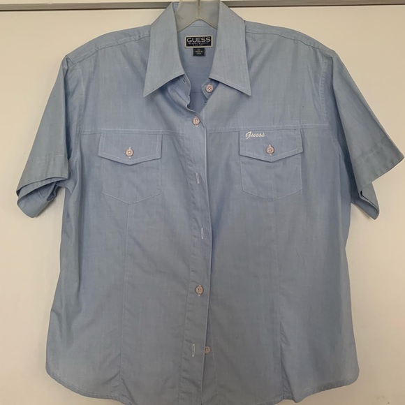 Guess button-down s/s tee Size XL - Picture 1 of 8